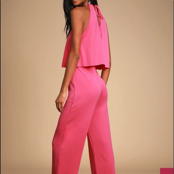 Pink Lulus Jumpsuit - Picture 2 of 6